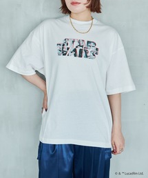 cross marche（クロスマルシェ）の「【STAR WARS/スターウォーズ】ヴィンテージライクロゴプリントTシャツ / Over Harf Sleeve T-shirt《UNISEX》（Tシャツ/カットソー）」