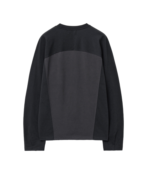 MISEKISEOUL MEN(ミセキソウルメンズ)の「Two-tone raglan long sleeve BLACK(Tシャツ/カットソー・メンズ・その他・1/2/3)」の3枚目の写真