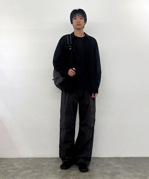 MISEKISEOUL MEN(ミセキソウルメンズ)の「Two-tone raglan long sleeve BLACK(Tシャツ/カットソー・メンズ・その他・1/2/3)」の6枚目の写真