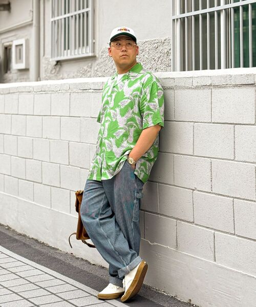 THESHIRTHOUSE（ザシャツハウス）の「ハワイアンシャツ パイナップル ライトグリーン メンズ レディース（シャツ/ブラウス・メンズ・ライトグリーン・1/2/3）」の5枚目の写真