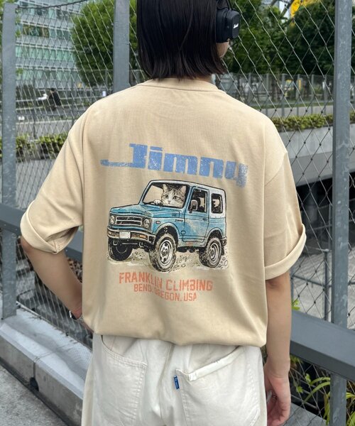 Franklin Climbing(フランクリンクライミング)の「【Franklin Climbing×JIMNY】CATグラフィックTee(Tシャツ/カットソー・メンズ・ホワイト/ブラック/ベージュ・MEDIUM/LARGE)」の14枚目の写真