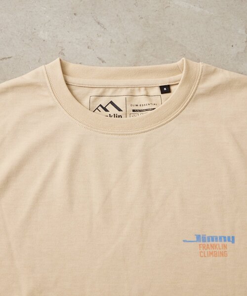 Franklin Climbing(フランクリンクライミング)の「【Franklin Climbing×JIMNY】CATグラフィックTee(Tシャツ/カットソー・メンズ・ホワイト/ブラック/ベージュ・MEDIUM/LARGE)」の7枚目の写真