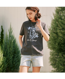 [2カラー] カウボーイキャット 半袖Tシャツ