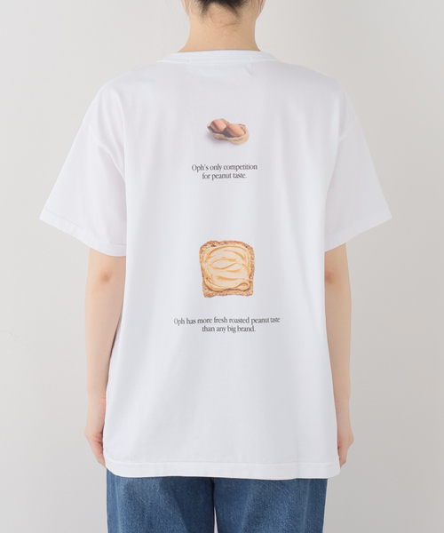 Ophrys(オフリス)の「Ophrys/オフリス PeanutPeanut Tee OP26SS02(Tシャツ/カットソー・レディース・ネイビー/ホワイト・FREE)」の5枚目の写真
