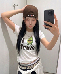 FRUAND（フルアンド）の「FRU& FRUIT LINE CAP_BROWN（キャップ）」