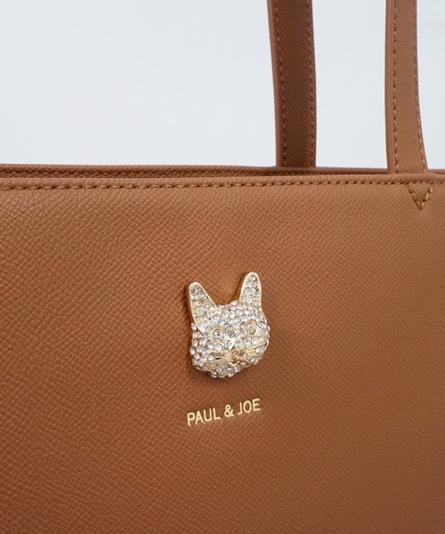 PAUL & JOE ACCESSOIRES(ポールアンドジョーアクセソワ)の「PAUL & JOE ACCESSOIRES (ポール&ジョーアクセソワ)トートバッグ A4対応 PJA-B1465 CAT BIJOU(トートバッグ・レディース・キャメル/ブラック/ピンク・FREE)」の21枚目の写真