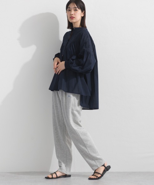 OMNES(オムネス)の「コットンレース切替長袖スタンドカラーシャツ(シャツ/ブラウス・レディース・ホワイト/ネイビー/ブラック・FREE)」の19枚目の写真