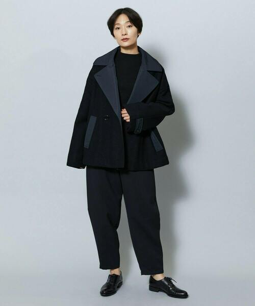 MOGA（モガ）の「トリプルオーガンバレルパンツ（その他パンツ・レディース・ブラック/オフホワイト・2/3）」の12枚目の写真