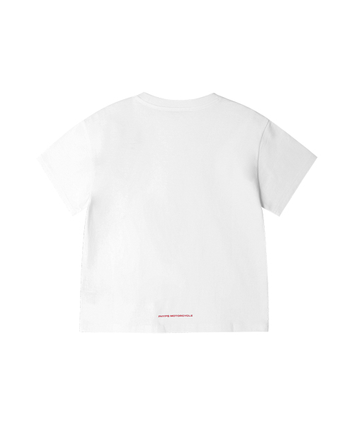 PHYPS MOTORCYCLE(フィップスモーターサイクル)の「Kids Giorno Bear Face Short Sleeve White(Tシャツ/カットソー・メンズ・その他・140/130)」の2枚目の写真