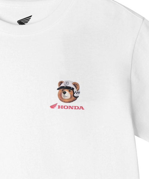 PHYPS MOTORCYCLE(フィップスモーターサイクル)の「Kids Giorno Bear Face Short Sleeve White(Tシャツ/カットソー・メンズ・その他・140/130)」の4枚目の写真