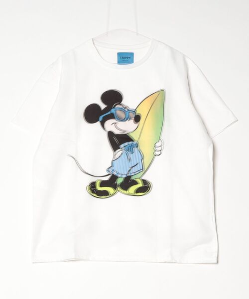 TRIPPY ART（トリッピーアート） SURF MICKEY 3D TEE / サーフミッキー