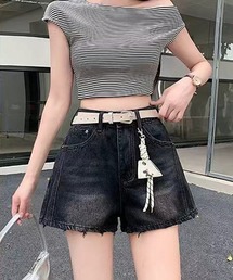 【 MEMECLE / メメクル 】ベーシックデニムショートパンツ