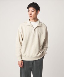 【別注】<Champion>ハーフジップ 長袖 スウェット