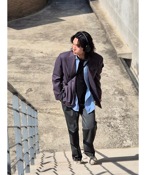 ADHOC(アドホック)の「男性ベーシックオックスフォードシャツ (SKY BLUE) (HA2LS90-41)(シャツ/ブラウス・メンズ・その他・110)」の7枚目の写真