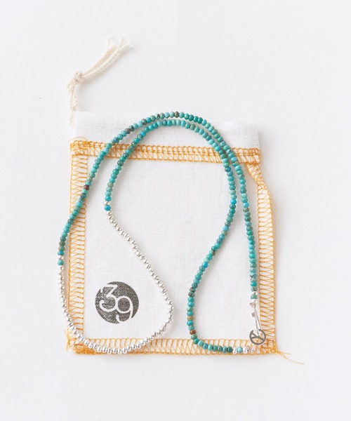 SunKu(サンク)の「SunKu/サンク Red Vintage Beads/Turquoise & Silver Peace Hook Necklace レッド ヴィンテージ ビーズ / ターコイズ シルバー ピース フック ネックレス メンズ レディース 2026年 夏 夏服(ネックレス・メンズ・レッド/ターコイズブルー・FREE)」の3枚目の写真