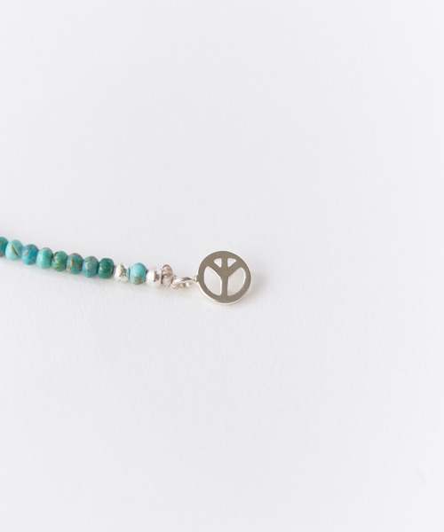 SunKu(サンク)の「SunKu/サンク Red Vintage Beads/Turquoise & Silver Peace Hook Necklace レッド ヴィンテージ ビーズ / ターコイズ シルバー ピース フック ネックレス メンズ レディース 2026年 夏 夏服(ネックレス・メンズ・レッド/ターコイズブルー・FREE)」の13枚目の写真
