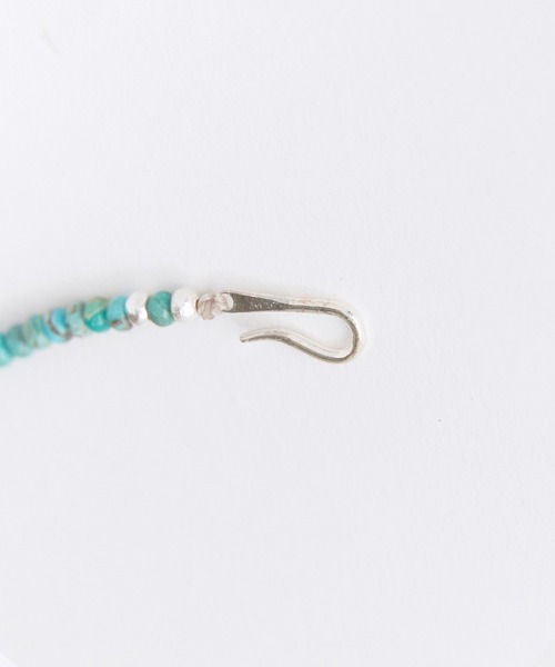 SunKu(サンク)の「SunKu/サンク Red Vintage Beads/Turquoise & Silver Peace Hook Necklace レッド ヴィンテージ ビーズ / ターコイズ シルバー ピース フック ネックレス メンズ レディース 2026年 夏 夏服(ネックレス・メンズ・レッド/ターコイズブルー・FREE)」の15枚目の写真