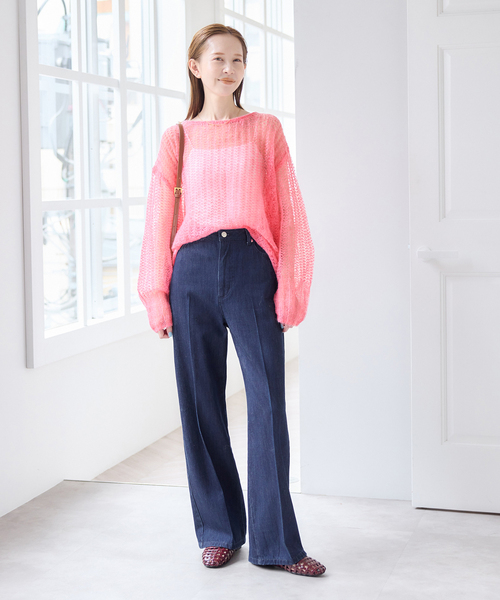 U by SPICK&SPAN(ユーバイスピックアンドスパン)の「KOMOREBI MUSEUM /コモレビミュージアム メッシュフラットシューズ(その他シューズ・レディース・ボルドー・25cm/24cm/23cm)」の2枚目の写真