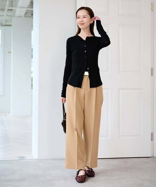 U by SPICK&SPAN(ユーバイスピックアンドスパン)の「KOMOREBI MUSEUM /コモレビミュージアム メッシュフラットシューズ(その他シューズ・レディース・ボルドー・25cm/24cm/23cm)」の3枚目の写真