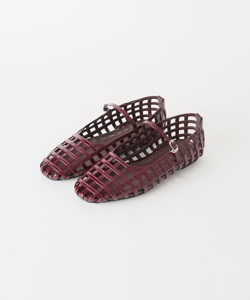 U by SPICK&SPAN(ユーバイスピックアンドスパン)の「KOMOREBI MUSEUM /コモレビミュージアム メッシュフラットシューズ(その他シューズ・レディース・ボルドー・25cm/24cm/23cm)」の9枚目の写真