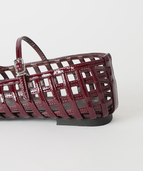 U by SPICK&SPAN(ユーバイスピックアンドスパン)の「KOMOREBI MUSEUM /コモレビミュージアム メッシュフラットシューズ(その他シューズ・レディース・ボルドー・25cm/24cm/23cm)」の15枚目の写真