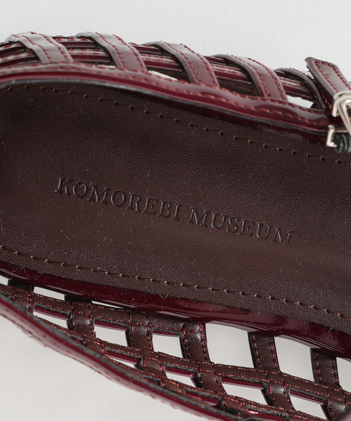 U by SPICK&SPAN(ユーバイスピックアンドスパン)の「KOMOREBI MUSEUM /コモレビミュージアム メッシュフラットシューズ(その他シューズ・レディース・ボルドー・25cm/24cm/23cm)」の16枚目の写真
