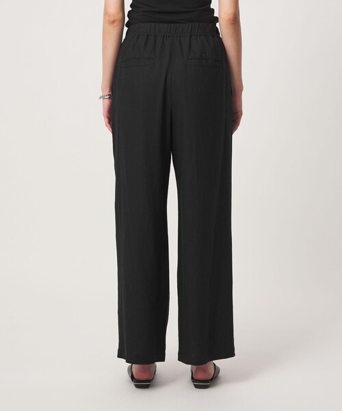 green label relaxing（グリーンレーベルリラクシング）の「［size SHORT/TALLあり］BREEZE LINEN ブリーズリネン ワイド パンツ 3（その他パンツ・レディース・ブラック/ロイヤルブルー・34/36/40/TALL/SHORT/44/42/38）」の12枚目の写真