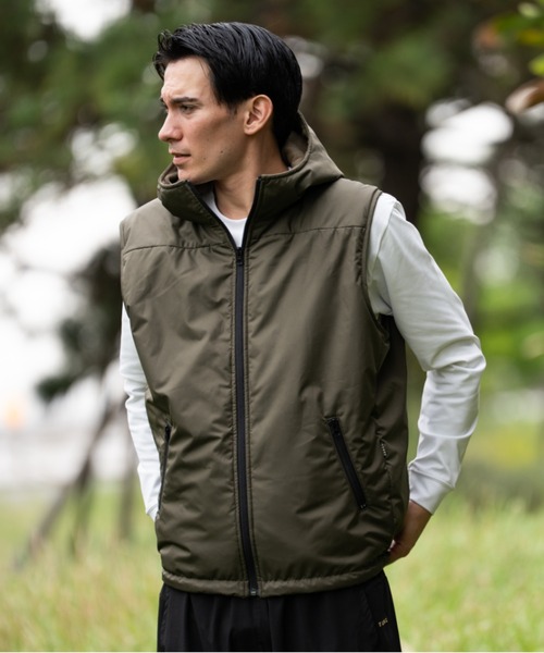 TENEZ(テネス)の「NEO DOWN KPOK x TENEZ Down Vest(ダウンベスト・メンズ・チャコール/カーキ・MEDIUM/LARGE)」の21枚目の写真
