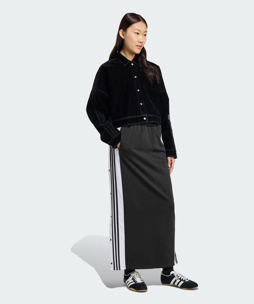 adidas(アディダス)の「アディブレイク 起毛ツイル ジャケット / アディダスオリジナルス adidas Originals(ブルゾン・レディース・ブラック・X-SMALL/X-LARGE/XX-LARGE/MEDIUM/LARGE/SMALL)」の3枚目の写真