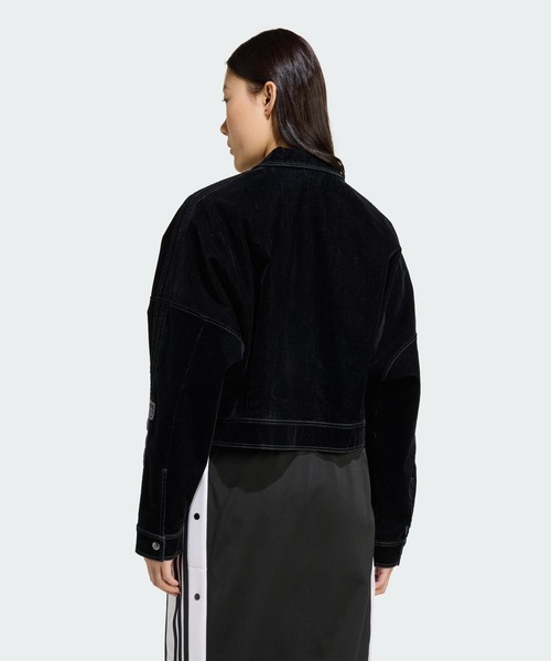 adidas(アディダス)の「アディブレイク 起毛ツイル ジャケット / アディダスオリジナルス adidas Originals(ブルゾン・レディース・ブラック・X-SMALL/X-LARGE/XX-LARGE/MEDIUM/LARGE/SMALL)」の2枚目の写真