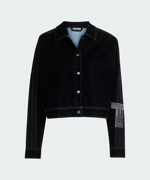 adidas(アディダス)の「アディブレイク 起毛ツイル ジャケット / アディダスオリジナルス adidas Originals(ブルゾン・レディース・ブラック・X-SMALL/X-LARGE/XX-LARGE/MEDIUM/LARGE/SMALL)」の6枚目の写真