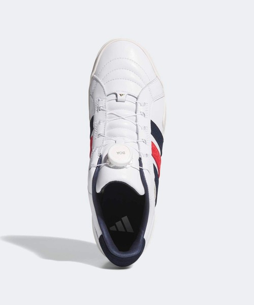 adidas(アディダス)の「【ゴルフ】レトロクロス グリップモア ボア スパイクレス / RETROCROSS GRIPMORE BOA SPIKELESS【adidas Golf/アディダスゴルフ】(スニーカー・メンズ・ホワイト・24.5cm/25.5cm/26.5cm/27.5cm/28.5cm/25.0cm/26.0cm/27.0cm/28.0cm/29.0cm)」の2枚目の写真