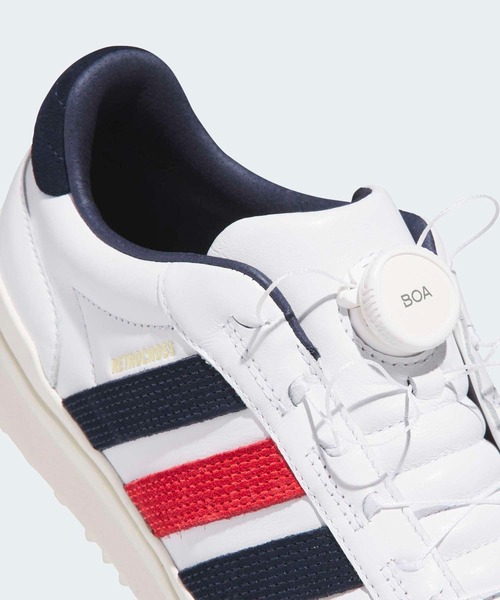 adidas(アディダス)の「【ゴルフ】レトロクロス グリップモア ボア スパイクレス / RETROCROSS GRIPMORE BOA SPIKELESS【adidas Golf/アディダスゴルフ】(スニーカー・メンズ・ホワイト・24.5cm/25.5cm/26.5cm/27.5cm/28.5cm/25.0cm/26.0cm/27.0cm/28.0cm/29.0cm)」の8枚目の写真