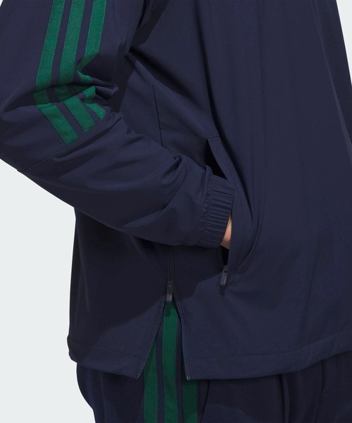 adidas（アディダス）の「スリーストライプス 撥水 プルオーバー【adidas Golf/アディダスゴルフ】（ブルゾン・メンズ・ネイビー・XX-LARGE/LARGE/MEDIUM/SMALL/X-LARGE）」の4枚目の写真
