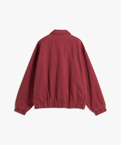tommy jeans(トミー ジーンズ)の「ウォッシュドハリントンジャケット(ブルゾン・メンズ・レッド系6・SMALL/MEDIUM/LARGE)」の2枚目の写真