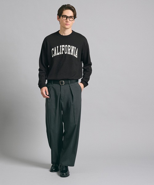 coca（coca）（コカ）の「クルーネックロゴニットトップス（ニット/セーター・メンズ・ブラック/ライトグレー・L/M/XL）」の3枚目の写真