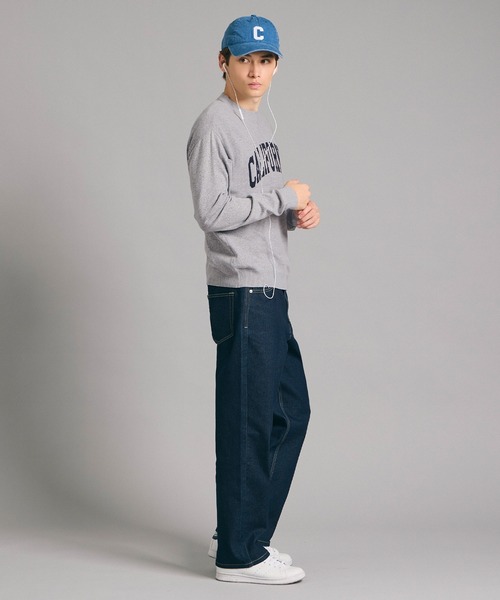 coca（coca）（コカ）の「クルーネックロゴニットトップス（ニット/セーター・メンズ・ブラック/ライトグレー・L/M/XL）」の10枚目の写真