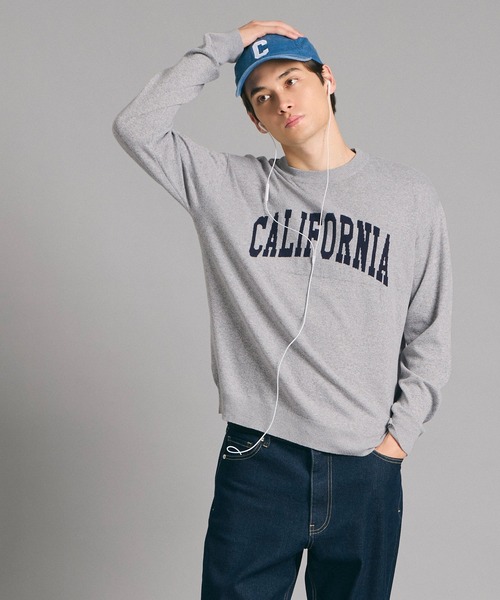 coca（coca）（コカ）の「クルーネックロゴニットトップス（ニット/セーター・メンズ・ブラック/ライトグレー・L/M/XL）」の11枚目の写真