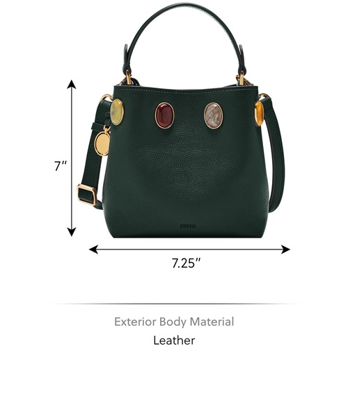 FOSSIL(フォッシル)の「フォッシル 斜めがけバッグ レディース レザー グリーン ZB11240307(ショルダーバッグ・レディース・グリーン・FREE)」の5枚目の写真