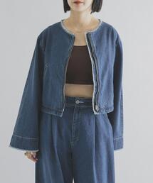 cwtch CUTOFF ORGANIC DENIM JACKET V