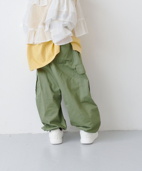 LOWRYS FARM(ローリーズファーム)の「ミリタリーパンツ 1056116(カーゴパンツ・キッズ・カーキ/ブラック・110cm/150cm/140cm/130cm/120cm)」の19枚目の写真