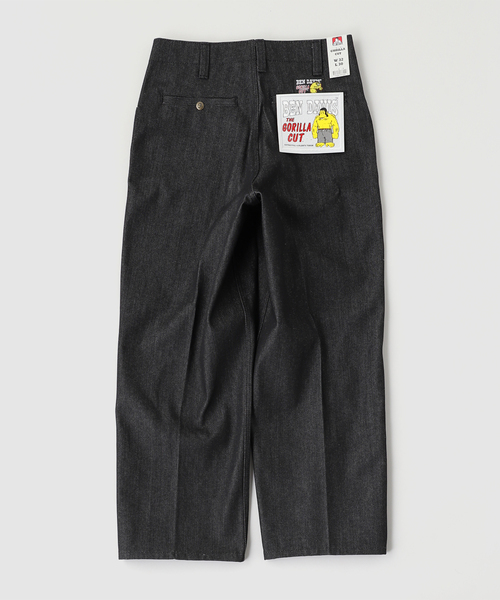 BEN DAVIS(ベンデイビス)の「BEN DAVIS / ベンデイビス GORILLA CUT PT DENIM PT L3(デニムパンツ・メンズ・ブラック/ネイビー・32/34/36)」の8枚目の写真