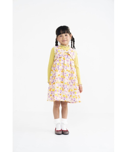 nino(ニノ)の「ハートジャンパースカート☆(ジャンパースカート・キッズ・ピンク・120cm/110cm)」の10枚目の写真