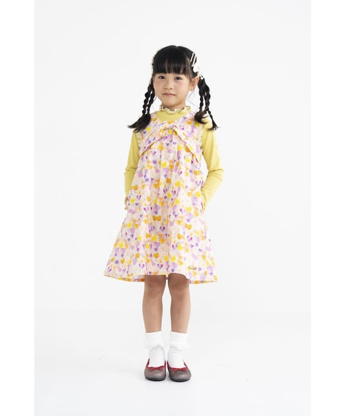 nino(ニノ)の「ハートジャンパースカート☆(ジャンパースカート・キッズ・ピンク・120cm/110cm)」の14枚目の写真