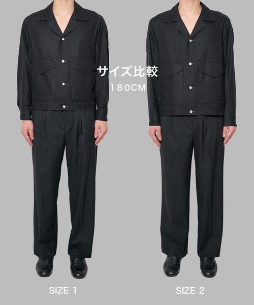 STUDIOUS(ステュディオス)の「【STUDIOUS】Woolycupra WorkJacket(ブルゾン・メンズ・ブラウン/ブラック・1/2)」の19枚目の写真