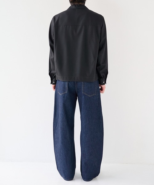 STUDIOUS(ステュディオス)の「【STUDIOUS】Woolycupra WorkJacket(ブルゾン・メンズ・ブラウン/ブラック・1/2)」の16枚目の写真