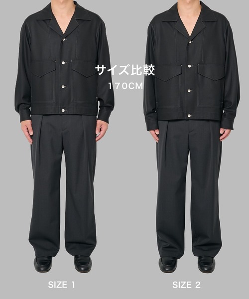 STUDIOUS(ステュディオス)の「【STUDIOUS】Woolycupra WorkJacket(ブルゾン・メンズ・ブラウン/ブラック・1/2)」の17枚目の写真