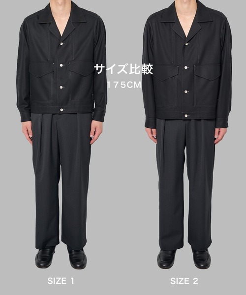 STUDIOUS(ステュディオス)の「【STUDIOUS】Woolycupra WorkJacket(ブルゾン・メンズ・ブラウン/ブラック・1/2)」の18枚目の写真