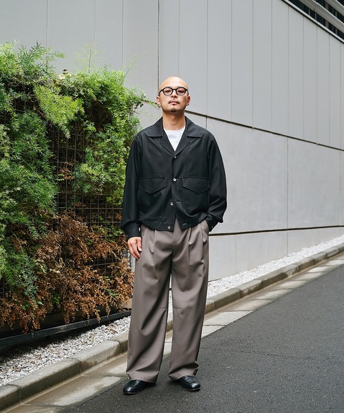 STUDIOUS(ステュディオス)の「【STUDIOUS】Woolycupra WorkJacket(ブルゾン・メンズ・ブラウン/ブラック・1/2)」の20枚目の写真
