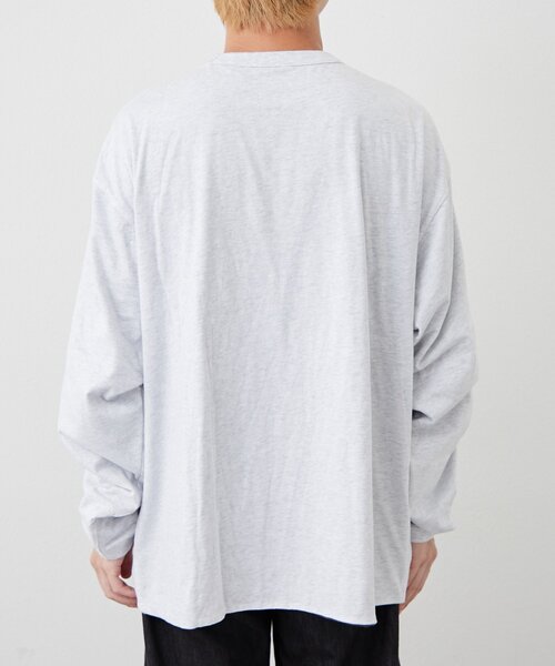 CIAOPANIC TYPY(チャオパニックティピー)の「ダブルフェイスリバーシブルロンTEE(Tシャツ/カットソー・メンズ・ネイビー/カーキ/ブラウン・LARGE/MEDIUM)」の5枚目の写真
